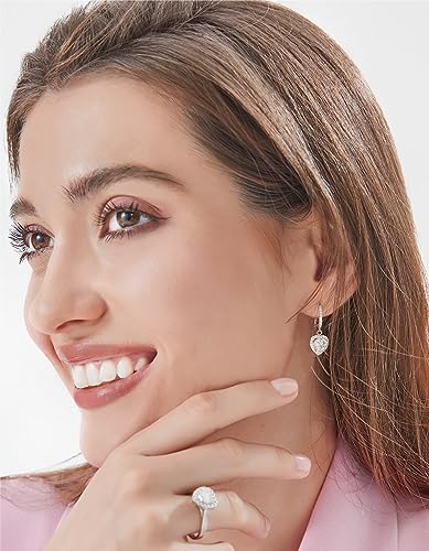 Detalle 2 de MomentWish Boucles d'oreilles moissanite 2 carats ⚡