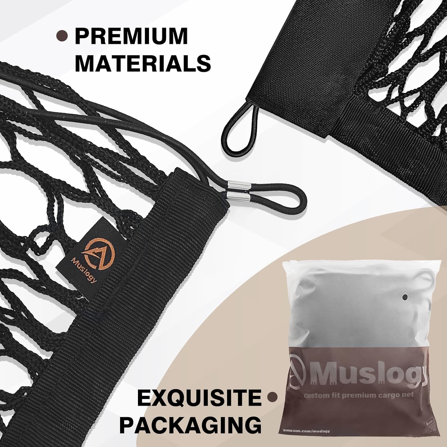 Detalle de Muslogy Truck Bed Cargo Net for 2015–2020 Chevy Tahoe, GMC Yukon, and Cadillac Escalade