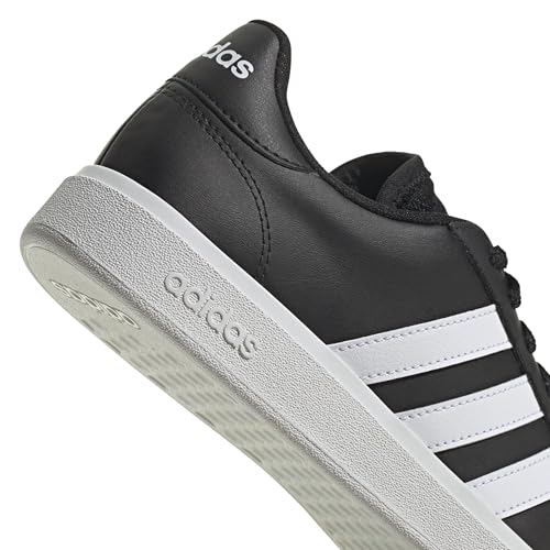 Thumbnail 6 de adidas Grand Td Lifestyle Court: zapatillas casual para mujer con cierre de cordones y suela de goma cosida (Core Black/Cloud White)