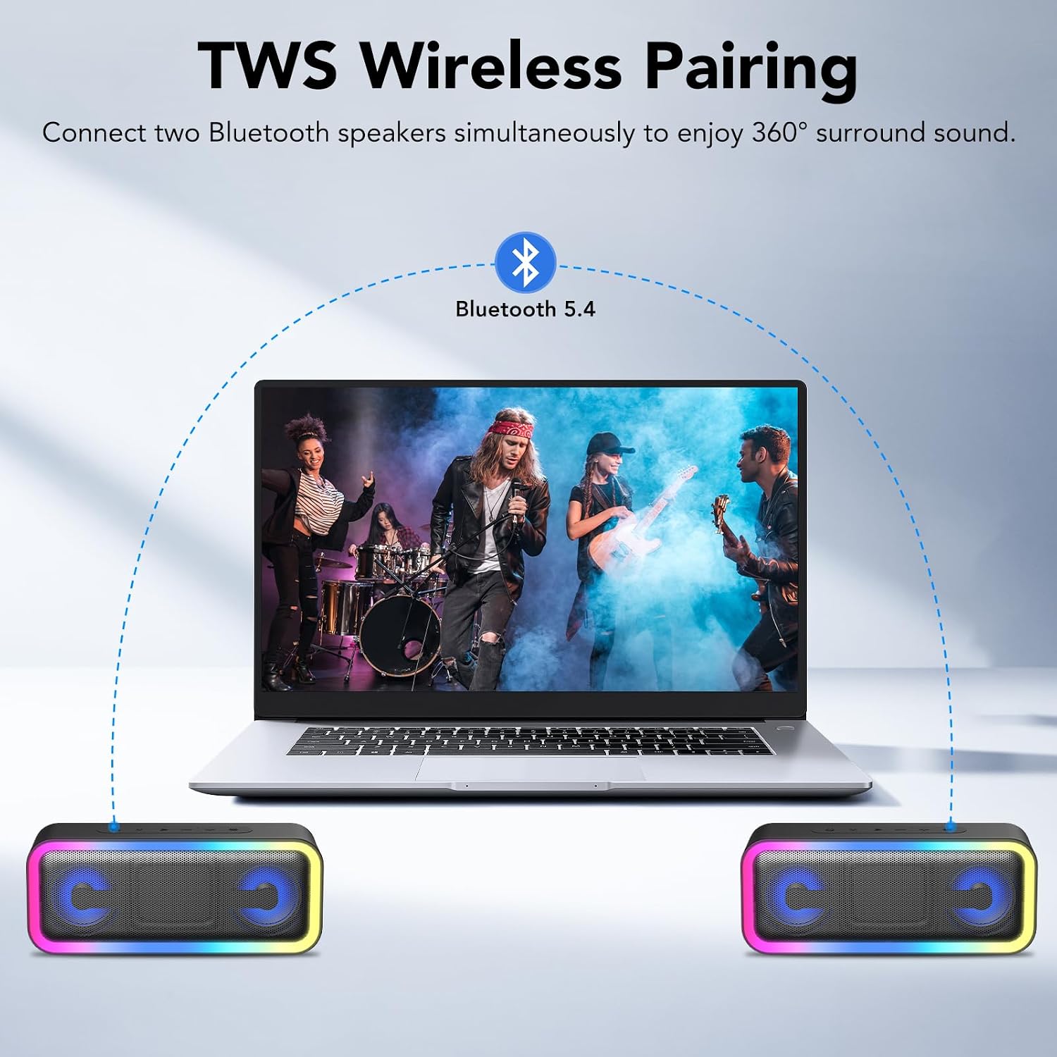 Thumbnail 4 de Enceinte Bluetooth Portable IKT 40W IPX7, DSP, TWS et autonomie 30 h