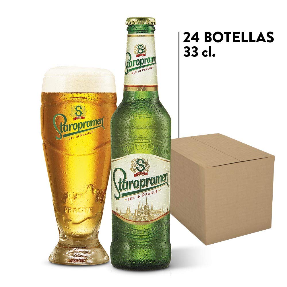 Thumbnail 1 de Staropramen Premium - Cerveza Pilsner Checa 🍻 Caja de 24