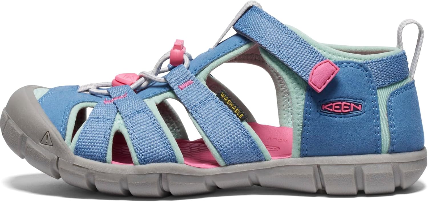 Thumbnail 2 de Keen Unisex Kinder SEACAMP II CNX Blau Tiefen/Gargoyle - Wassersandale mit schnellem Trocknen und gutem Halt