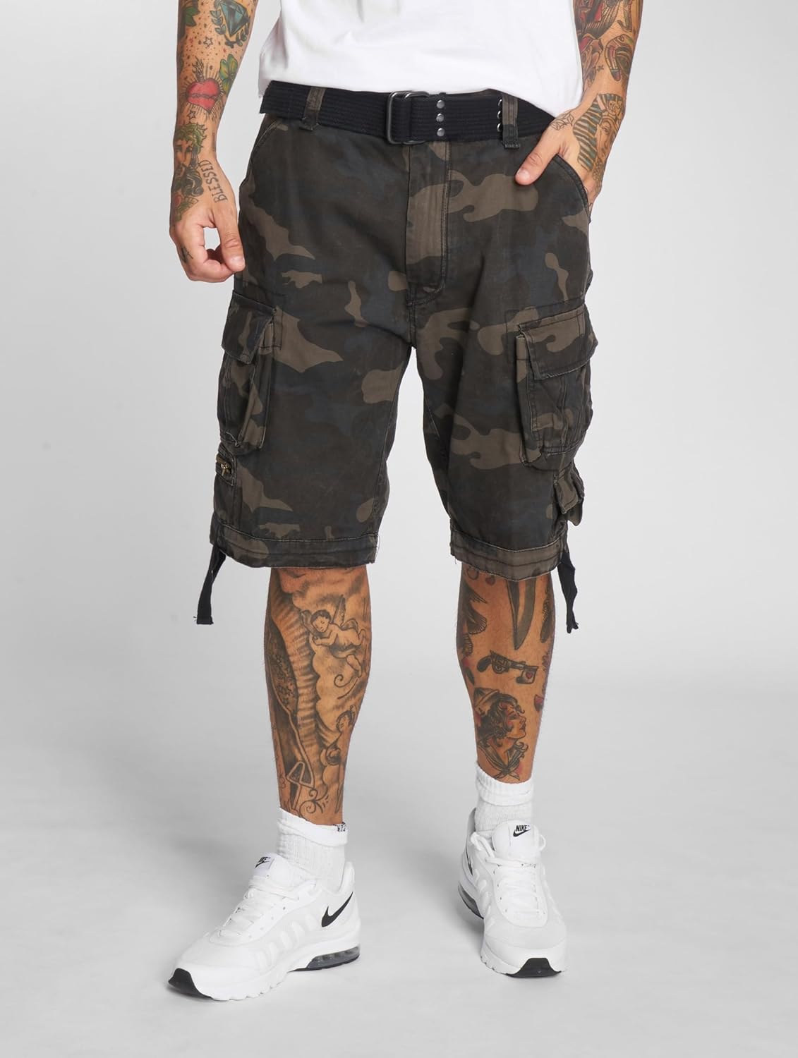 Detalle de Brandit Herren Savage Vintage Cargo Shorts – klassischer Vintage-Style, Größen S–7XL