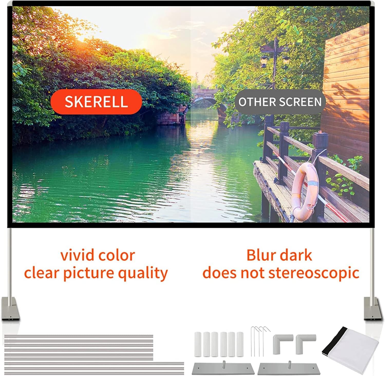 Detalle 2 de SKERELL 120-inch Projector Screen