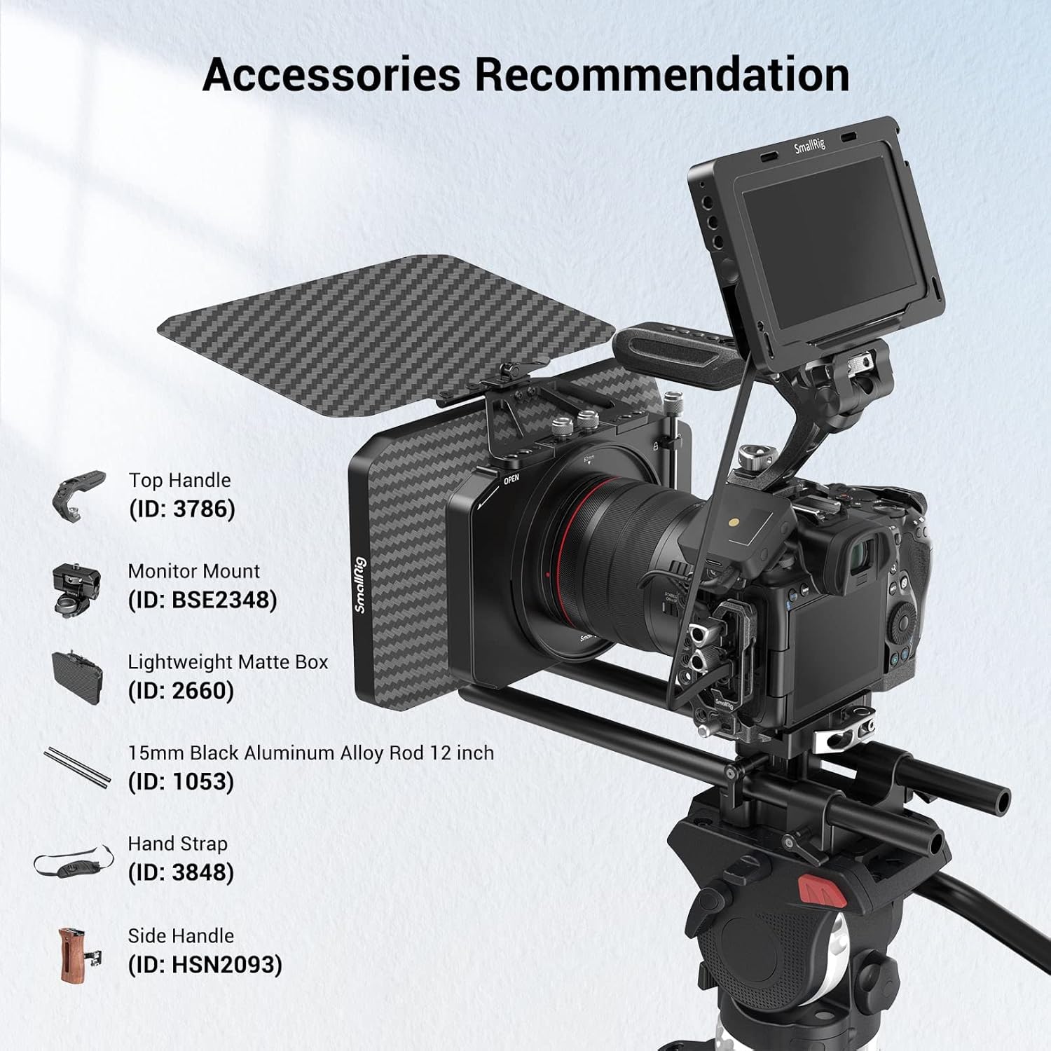 Thumbnail 6 de SMALLRIG Cage Käfig für Canon R5/R6/R5 C – CNC-Aluminiumkonstruktion mit vielseitigen Montagemöglichkeiten (3233B)