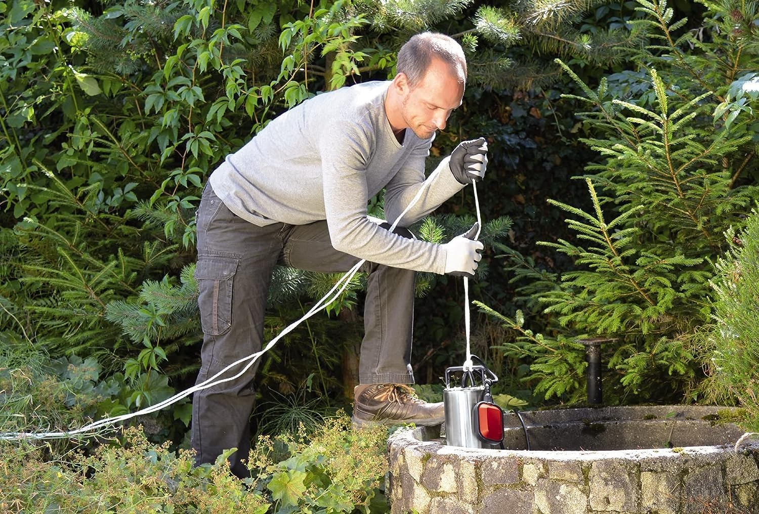 Detalle 2 de Einhell GC-DP 1020 N Bomba sumergible agua sucia 💧