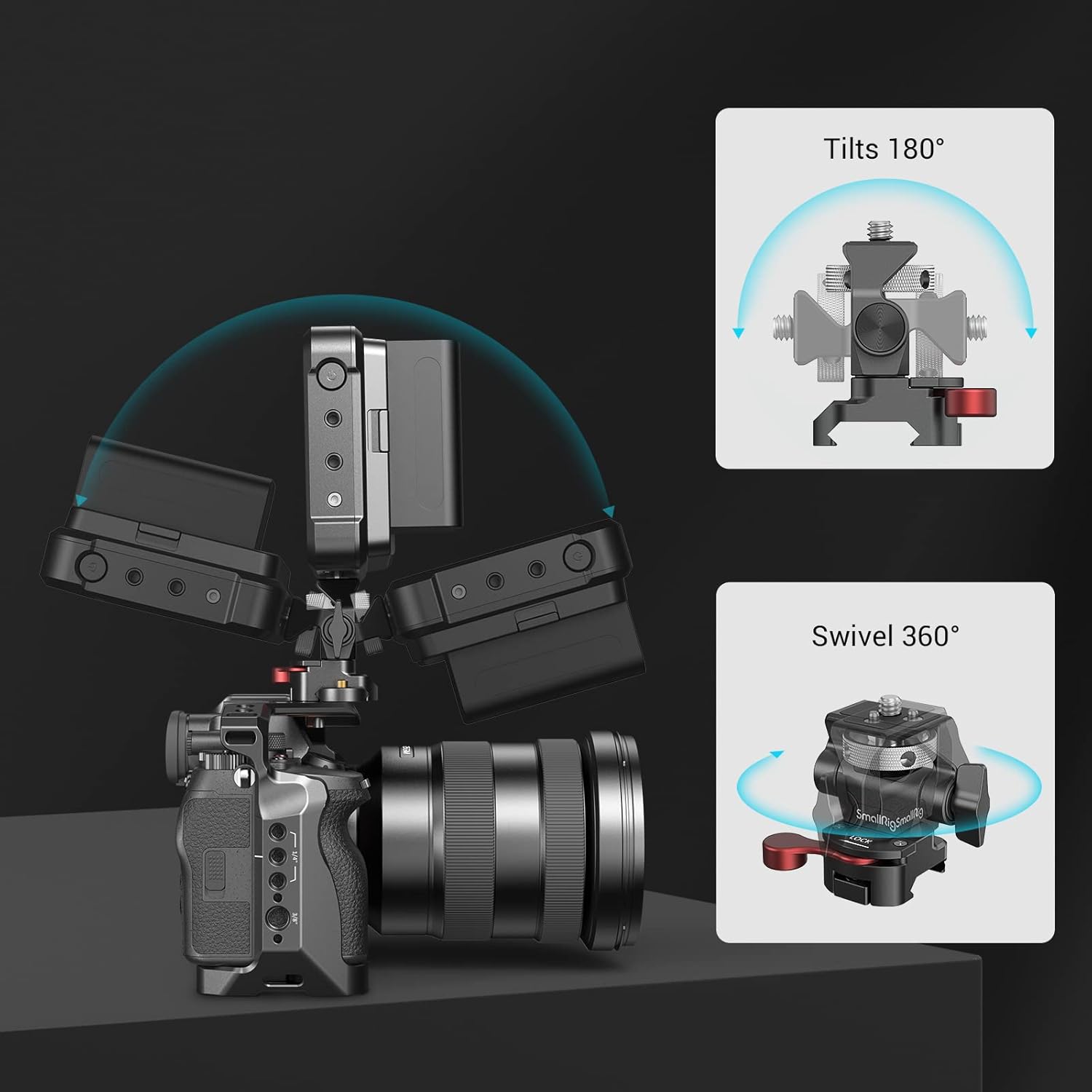 Thumbnail 5 de SMALLRIG 2906B supporto monitor 5-7"