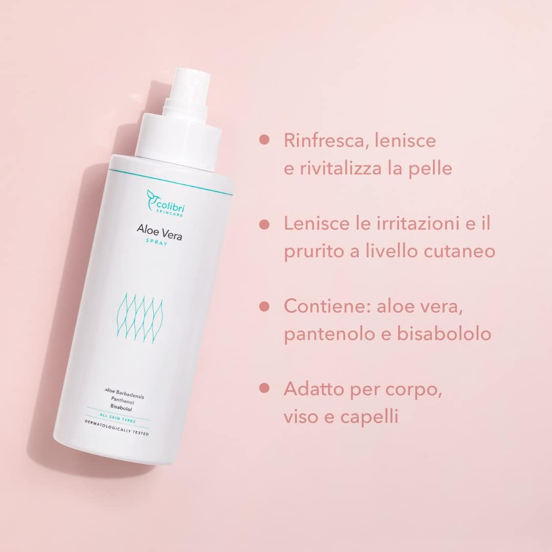 Detalle 2 de colibri skincare ALOE VERA SPRAY 250 ml