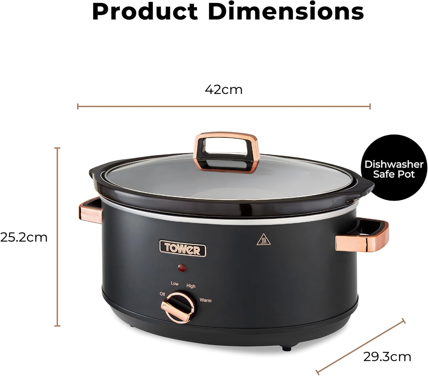 Thumbnail 5 de Tower Cavaletto Slow Cooker 6.5 Litre