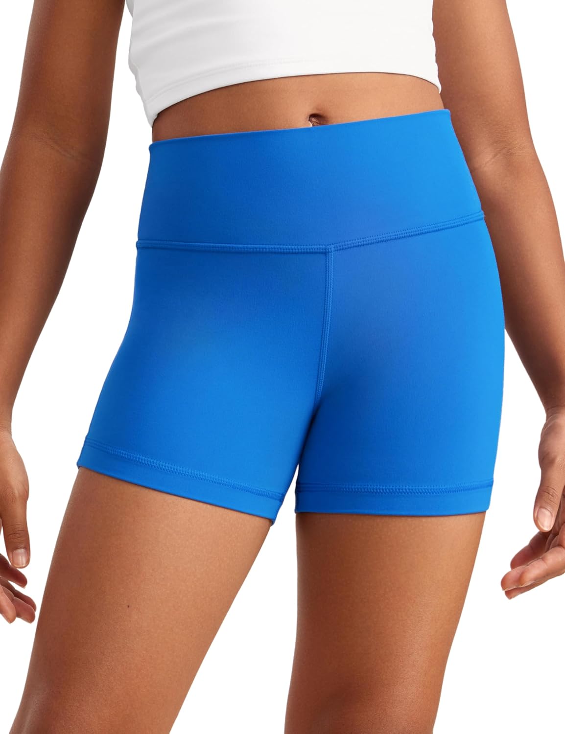 Detalle 2 de Short motard fille taille haute Butterluxe Athlétique de CRZ YOGA
