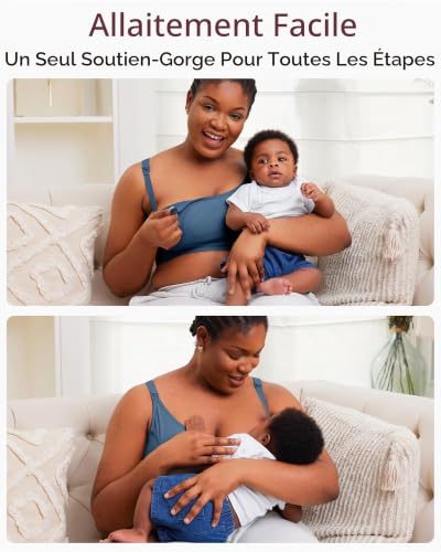 Detalle 2 de momcozy Soutien-gorge d’allaitement et de pompage mains libres réglable