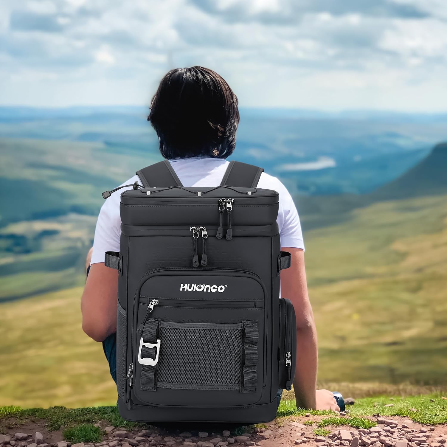 Detalle 2 de Hulongo Large Waterproof Insulated Cooler Backpack