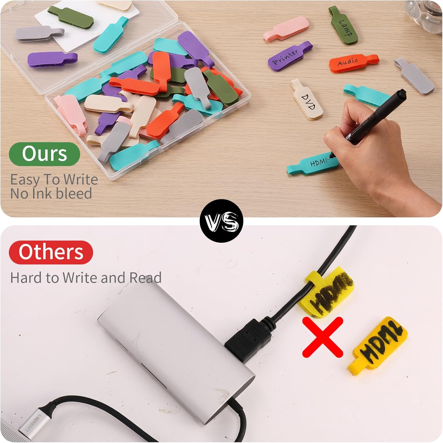 Thumbnail 4 de Trilancer Cable Cord Labels 35 pack 🎧