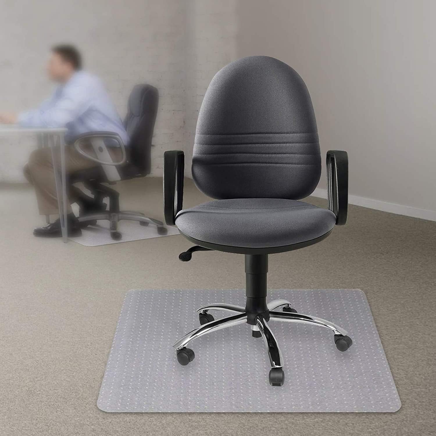 Thumbnail 5 de Kuyal chair mat for carpet floors 90x120cm