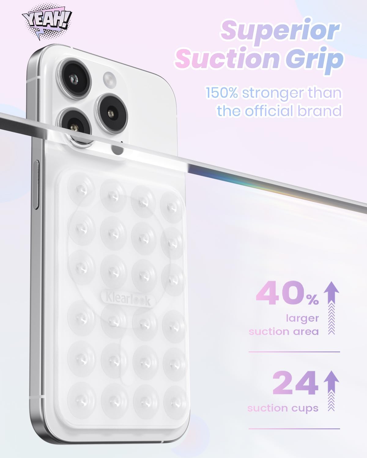 Thumbnail 3 de Klearlook Magnetic Suction Phone Mount for MagSafe