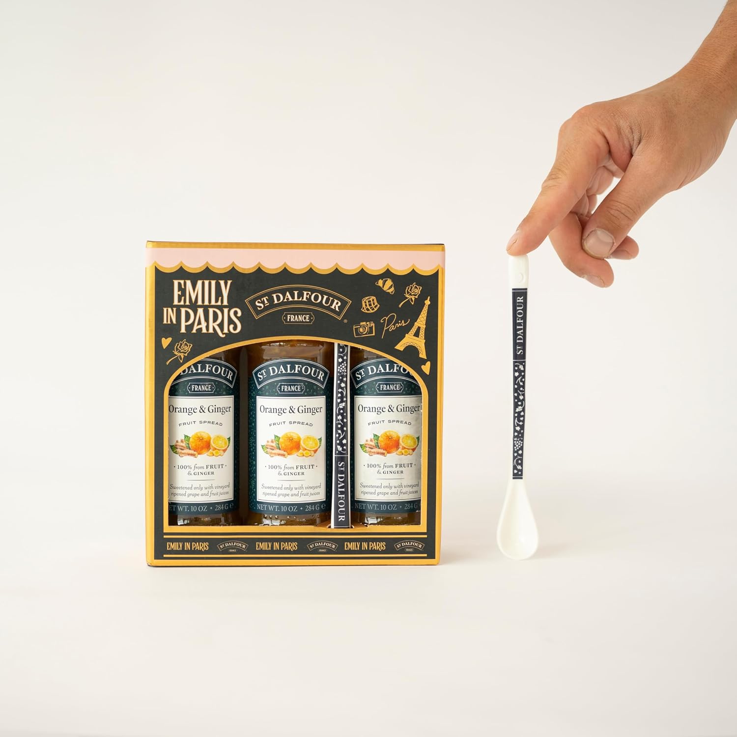 Detalle 1 de St. Dalfour Fruchtaufstrich Geschenkset 3x284 g