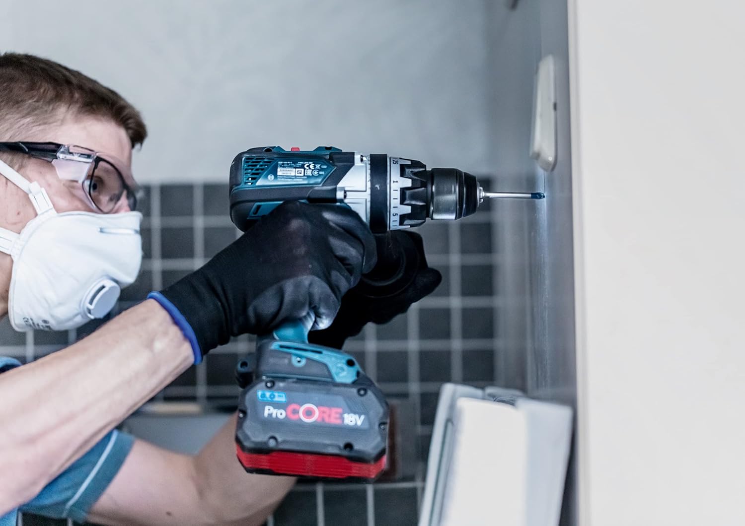 Thumbnail 4 de Coffret Bosch Accessories de 5 forets HEX-9 HardCeramic + HEX-5 pour carrelage, béton et brique (perceuses à percussion)