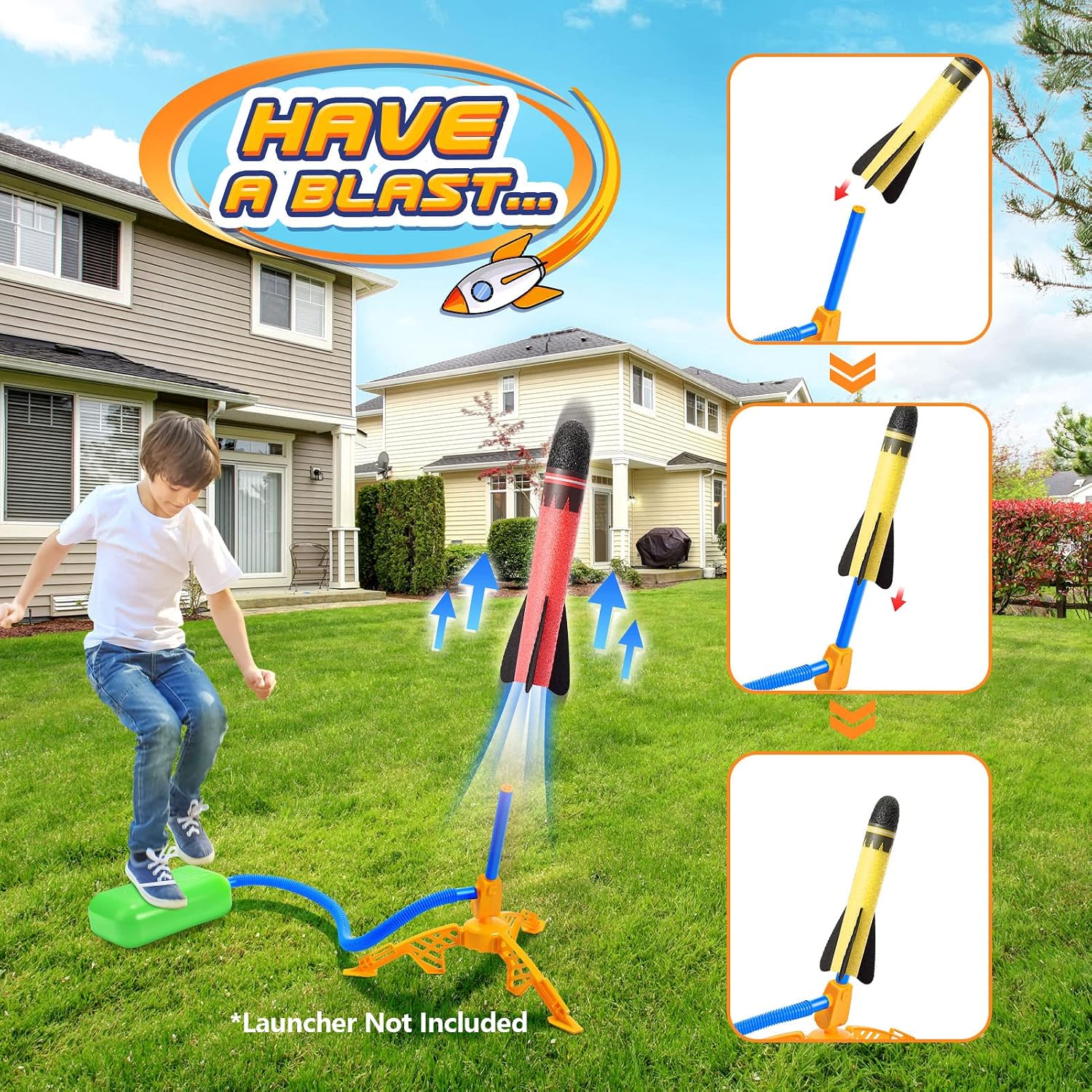 Thumbnail 3 de Anginne Raketen Spielzeug Outdoor 14 Raketen