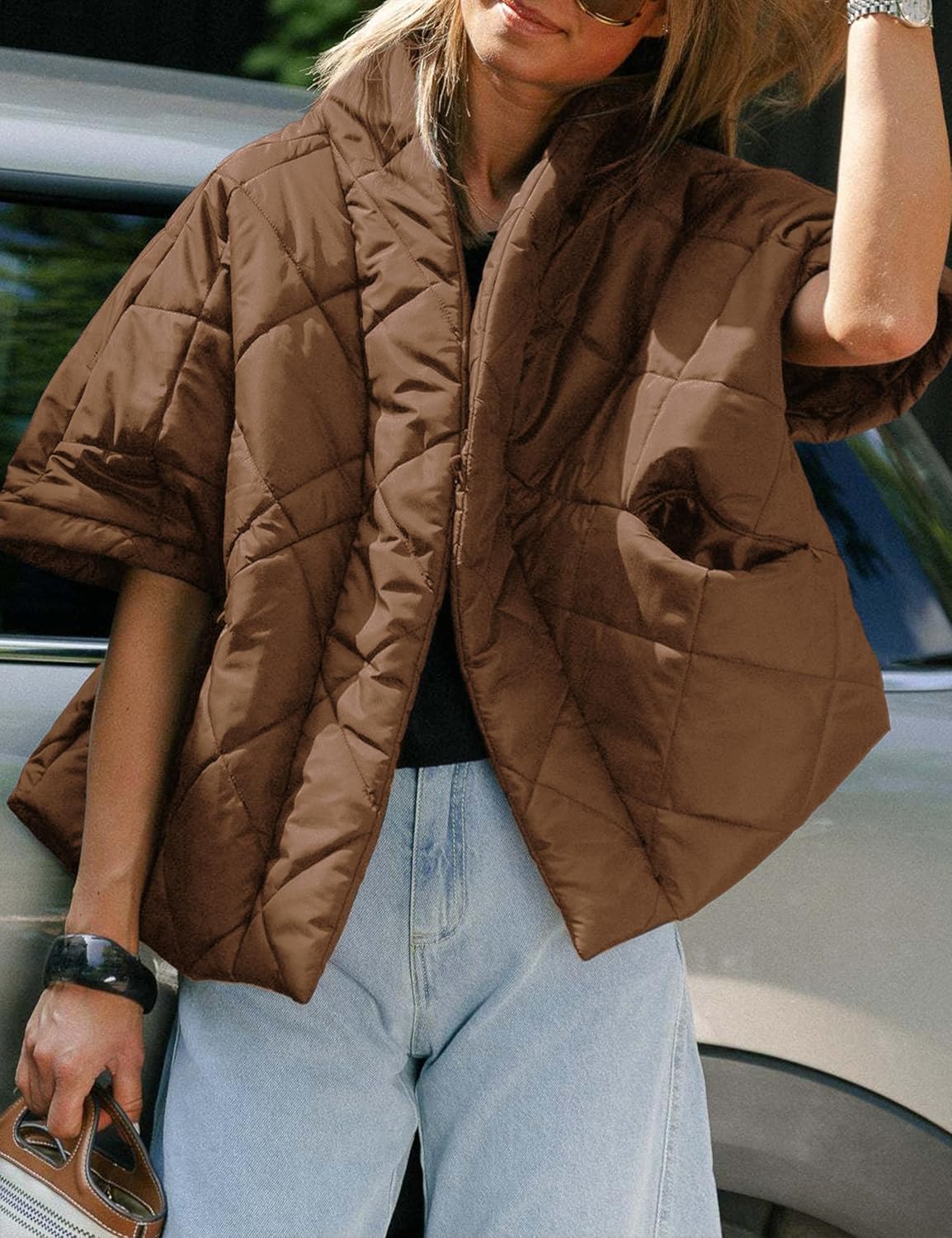 Detalle de Lianlive Women's Puffer Vest Quilted