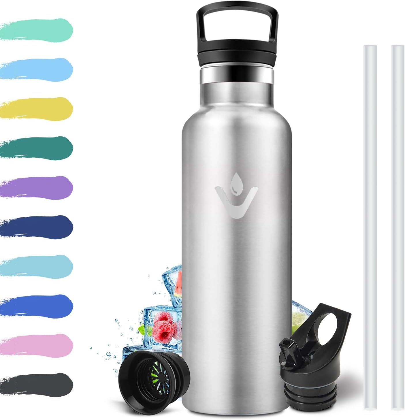 Detalle de Botella Acero Inoxidable 500ml cantimplora térmica