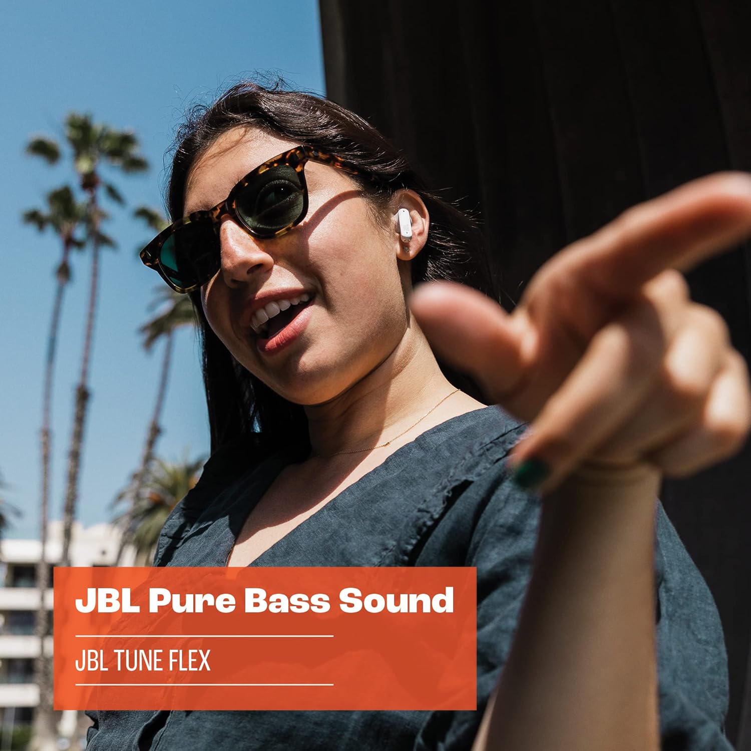Detalle 2 de JBL Tune Flex Noise Cancelling Earbuds