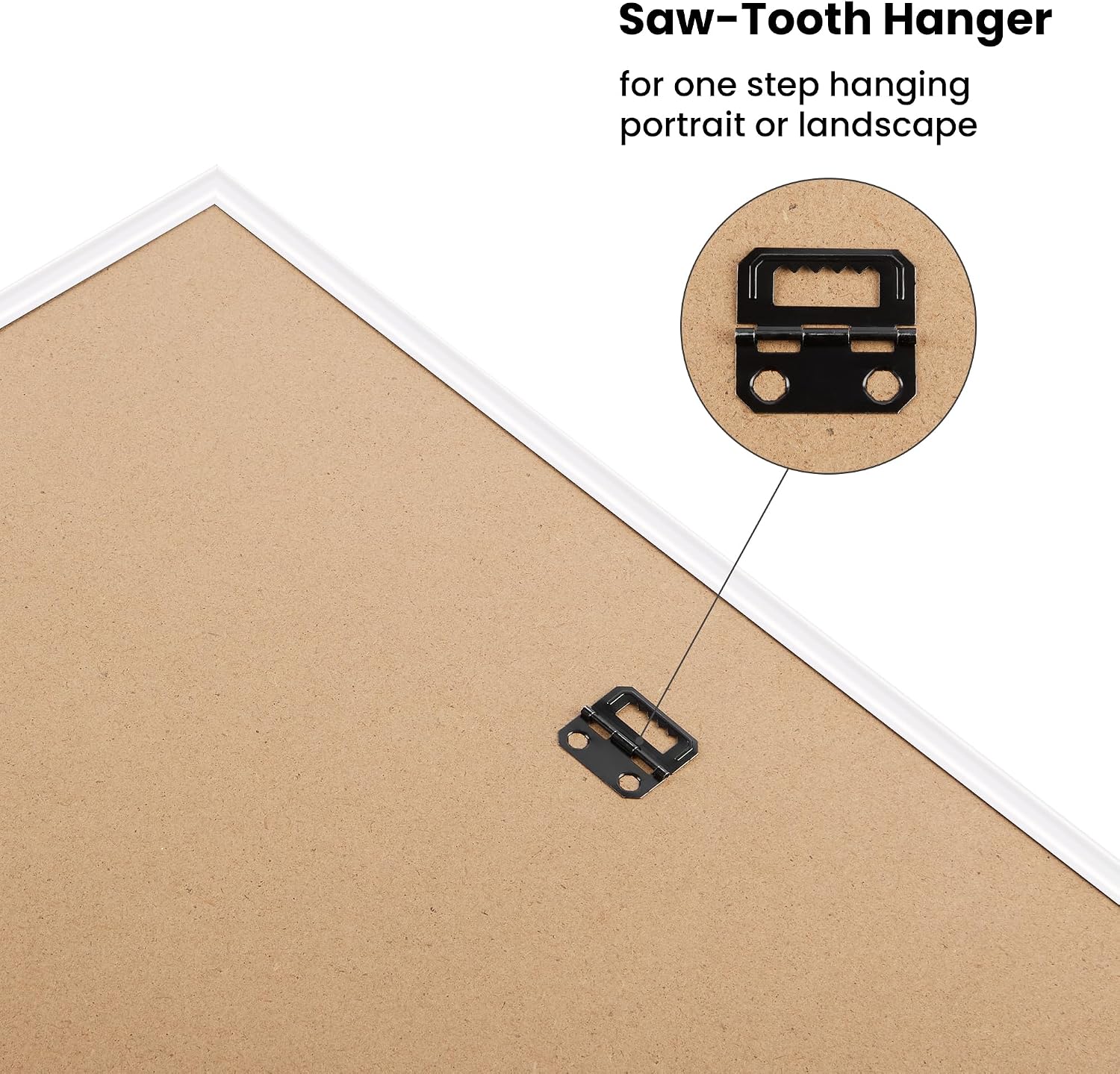 Thumbnail 6 de upsimples 24x36 Poster Frames, 3-Pack, White Plastic, Slide-In Assembly