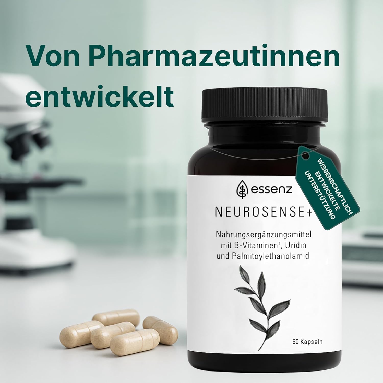 Thumbnail 3 de ESSENZ Neurosense+ 60 Kapseln – Unterstützung für normale Zell- und Nervenfunktion