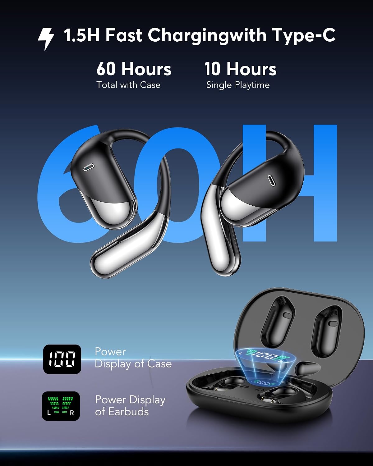 Detalle de AI Translation Earbuds, 198 Languages