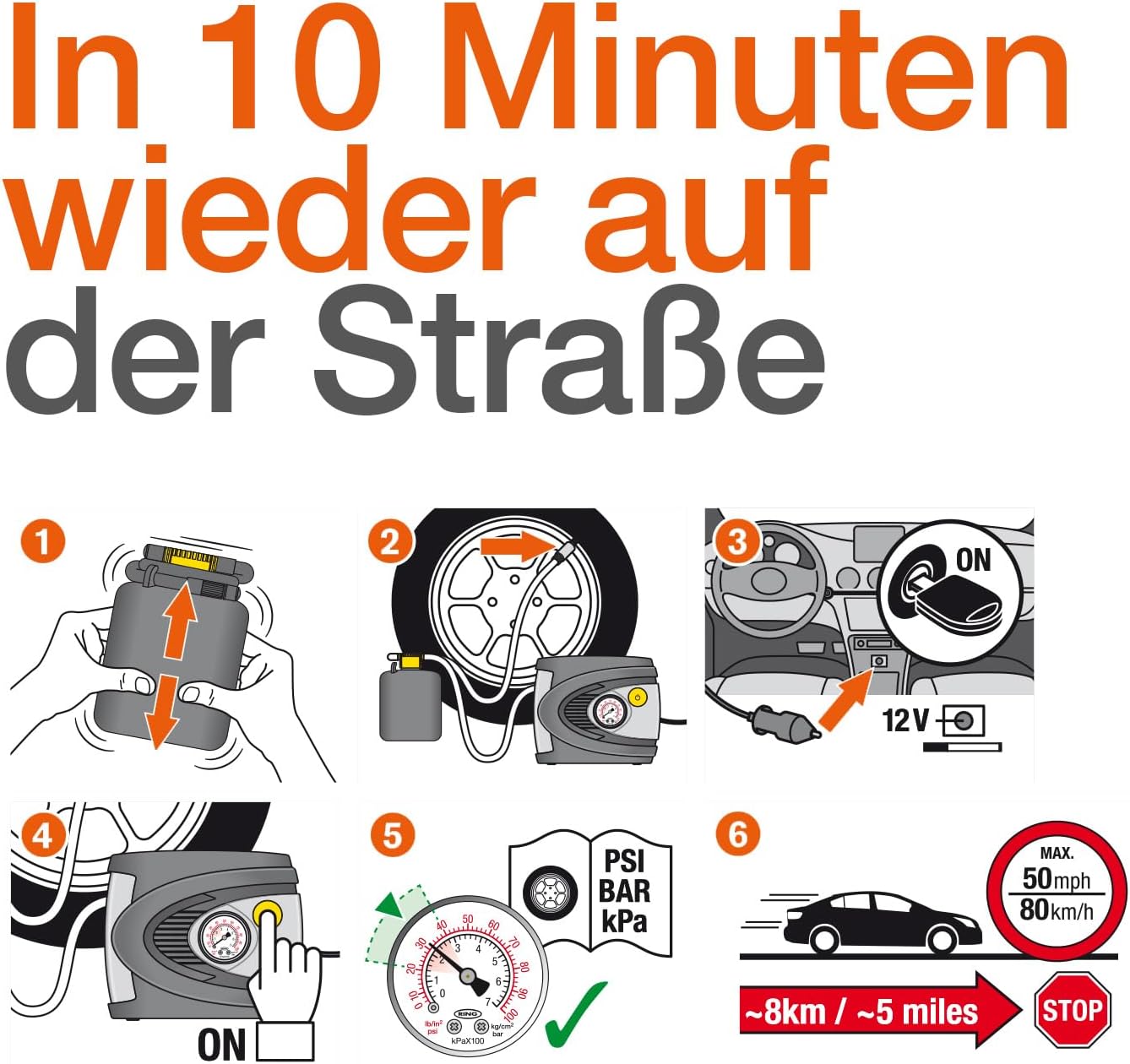 Thumbnail 3 de Osram TYREseal KIT Essential 450 ml