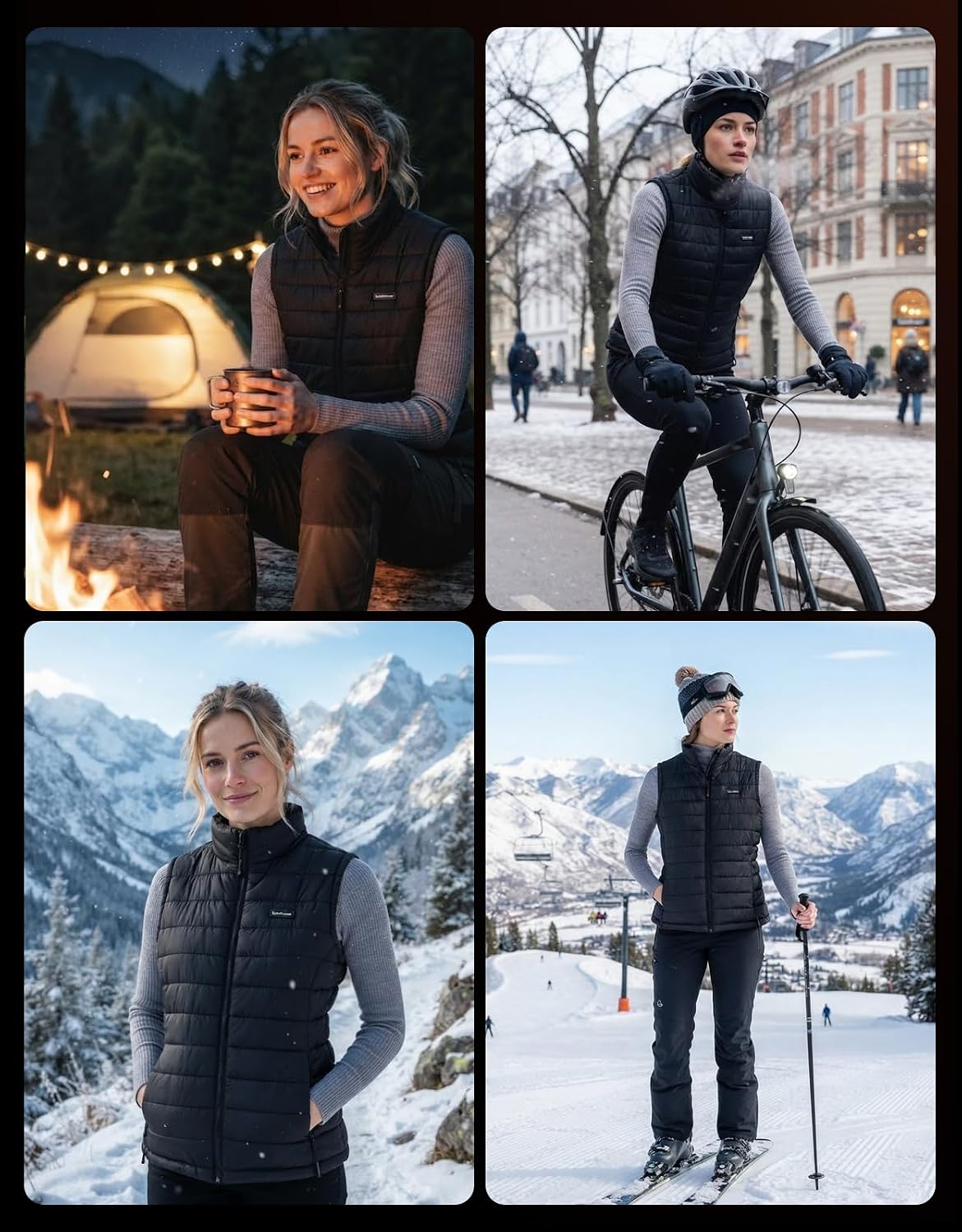 Thumbnail 6 de Soleilwear Women’s Heated Vest with 9 Heated Zones and Rechargeable Battery