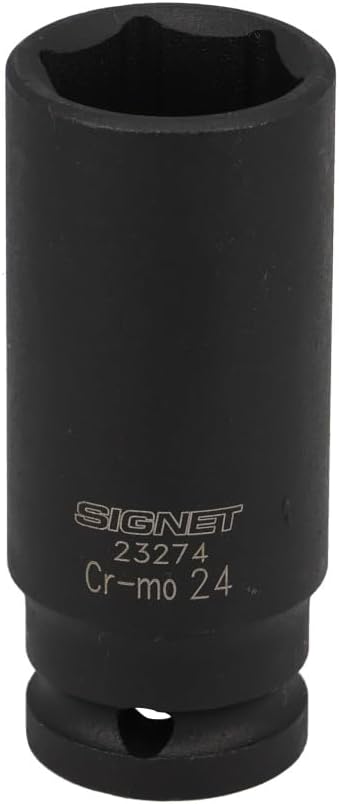 Detalle de SIGNET 23274 1/2インチ差込角 24mm ディープインパクトソケット