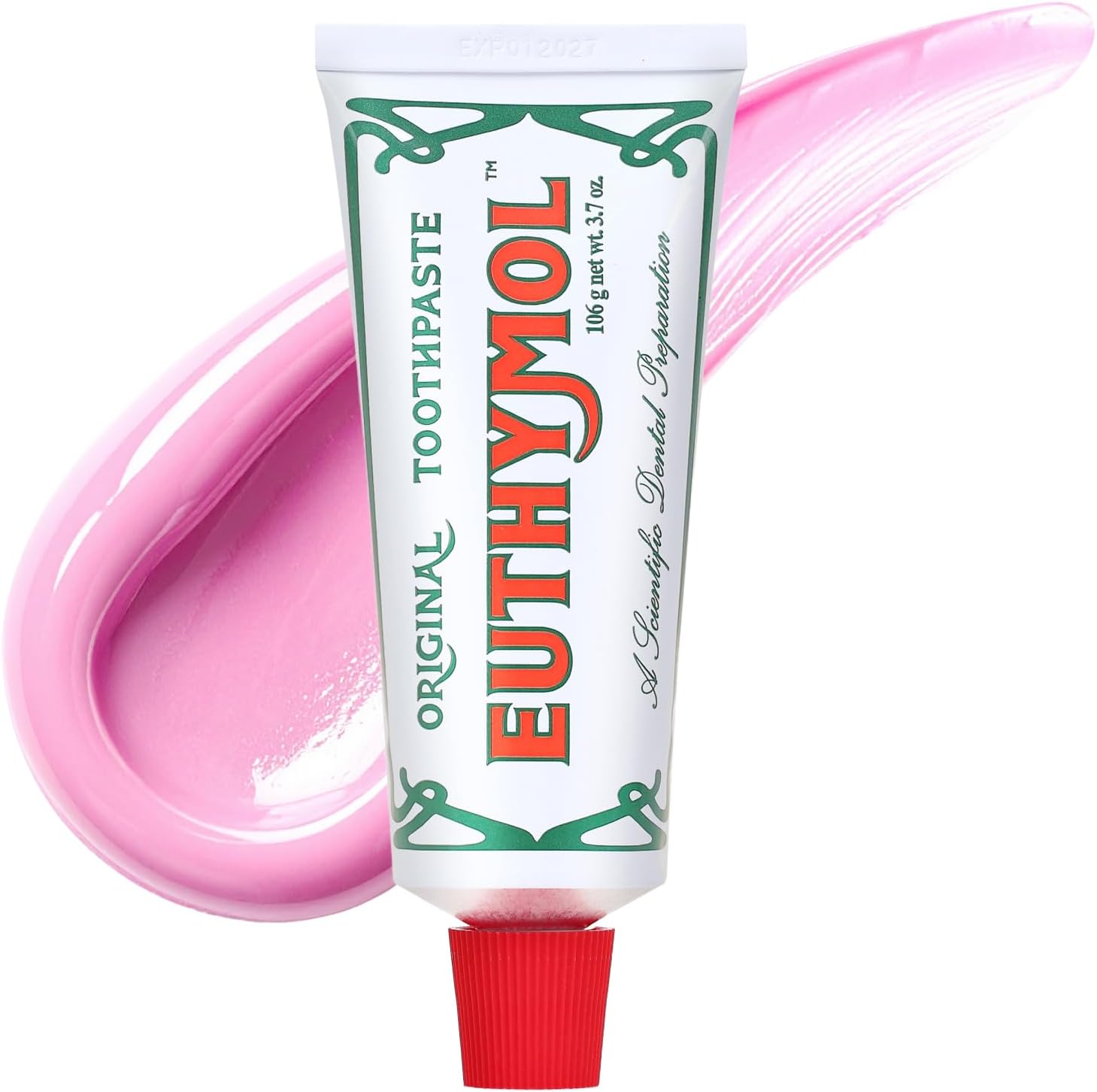 EUTHYMOL Original Pink Toothpaste 3.7 fl oz