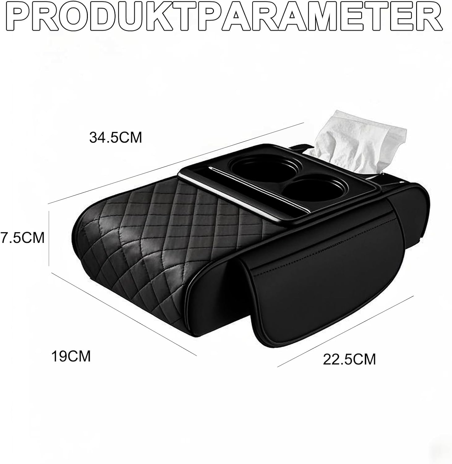 Thumbnail 1 de CMANLNYK Multifunctional Car Armrest Storage Box