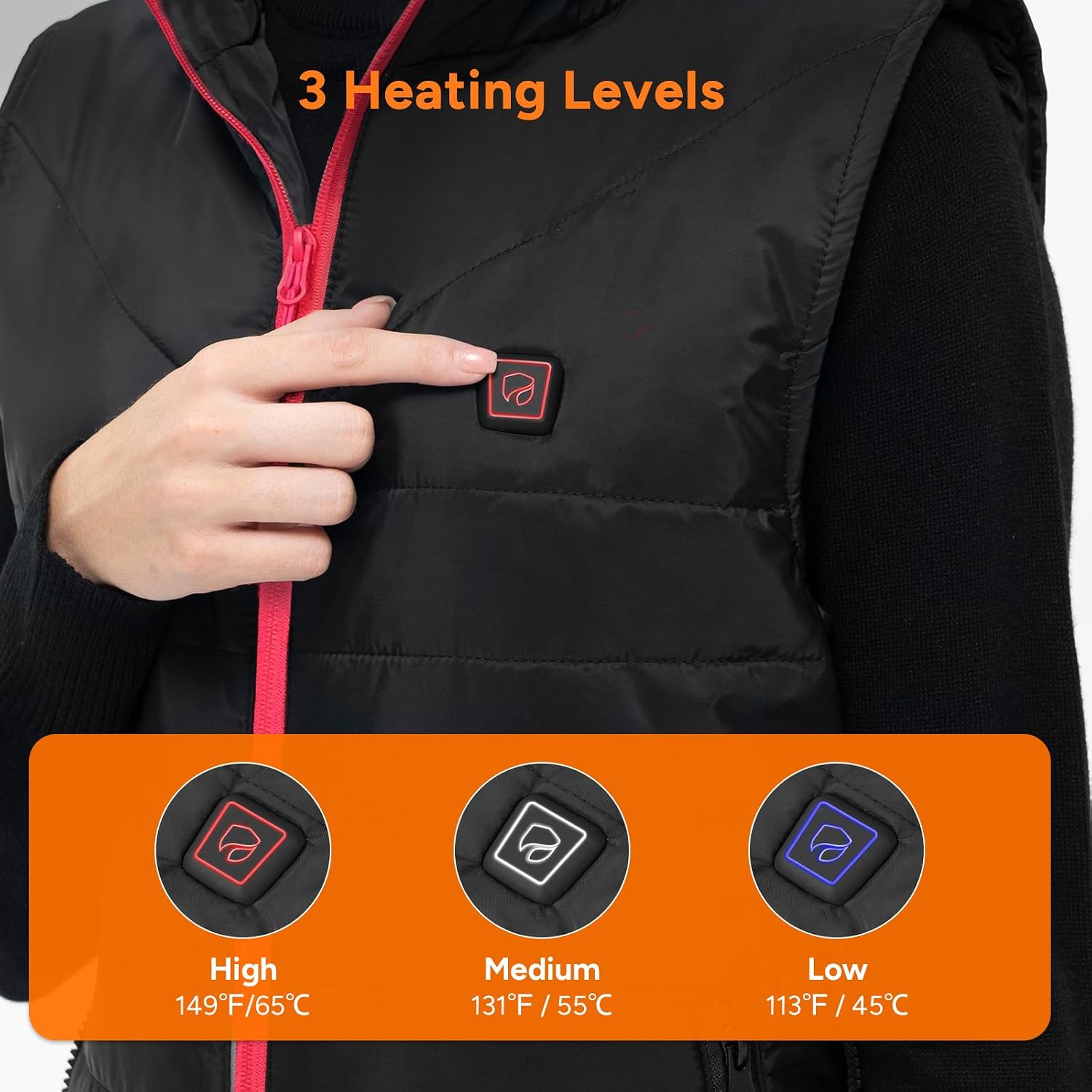 Thumbnail 4 de DR.PREPARE Women’s Heated Gilet 3-level