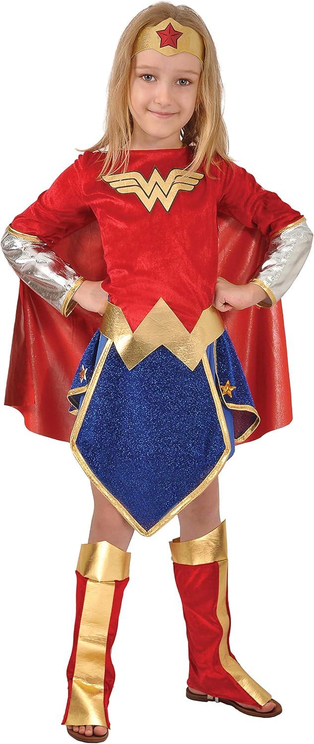 Detalle de Déguisement Wonder Woman fille – Ciao (5–7 ans), licencé DC Comics