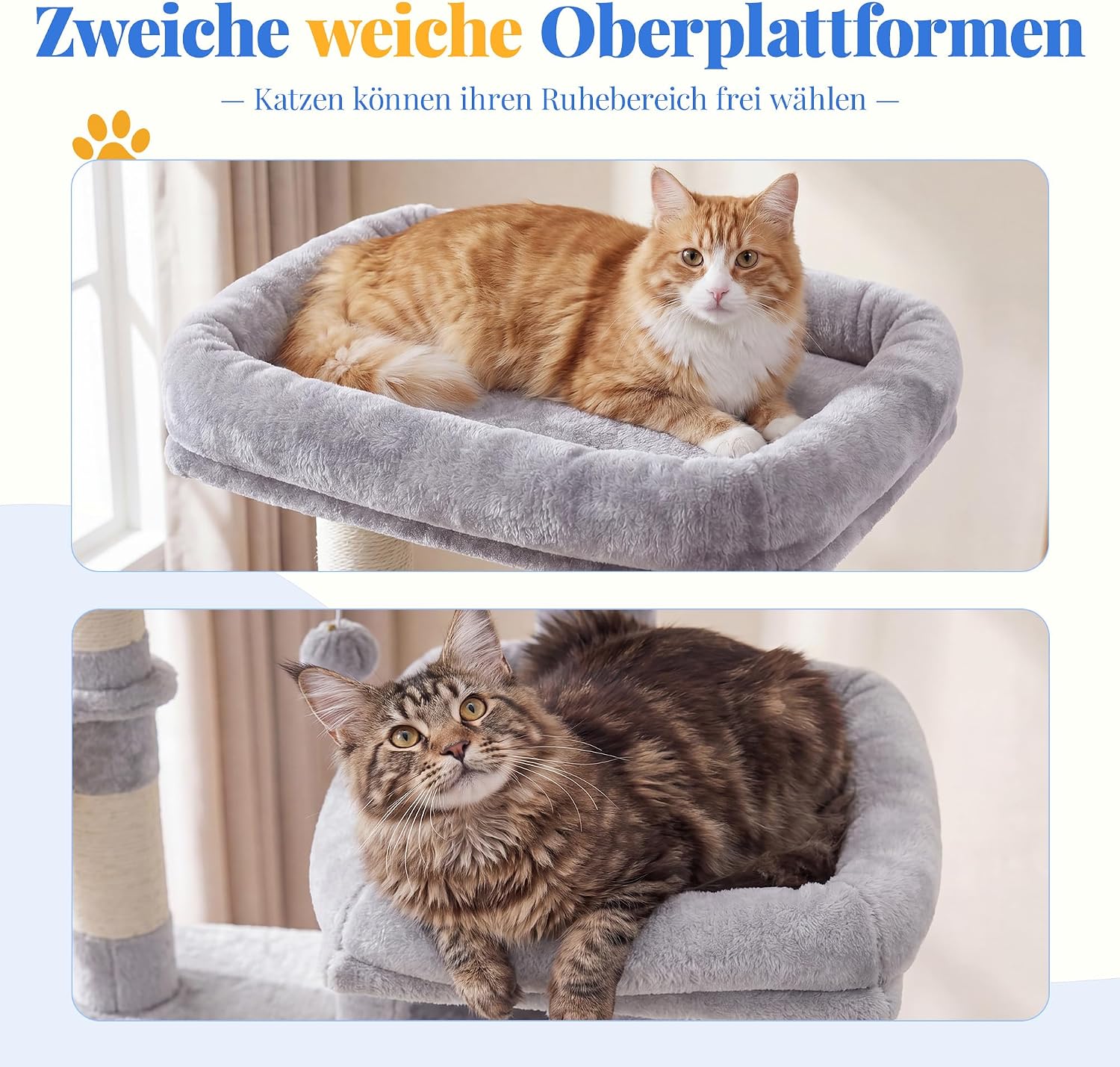 Detalle 2 de Hey-brother Kratzbaum 188 cm XXL Katzenbaum