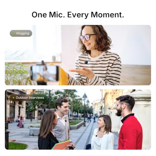 Detalle 2 de DESMAX Wireless Lavalier Microphone for iPhone & Android (Mini Mic)