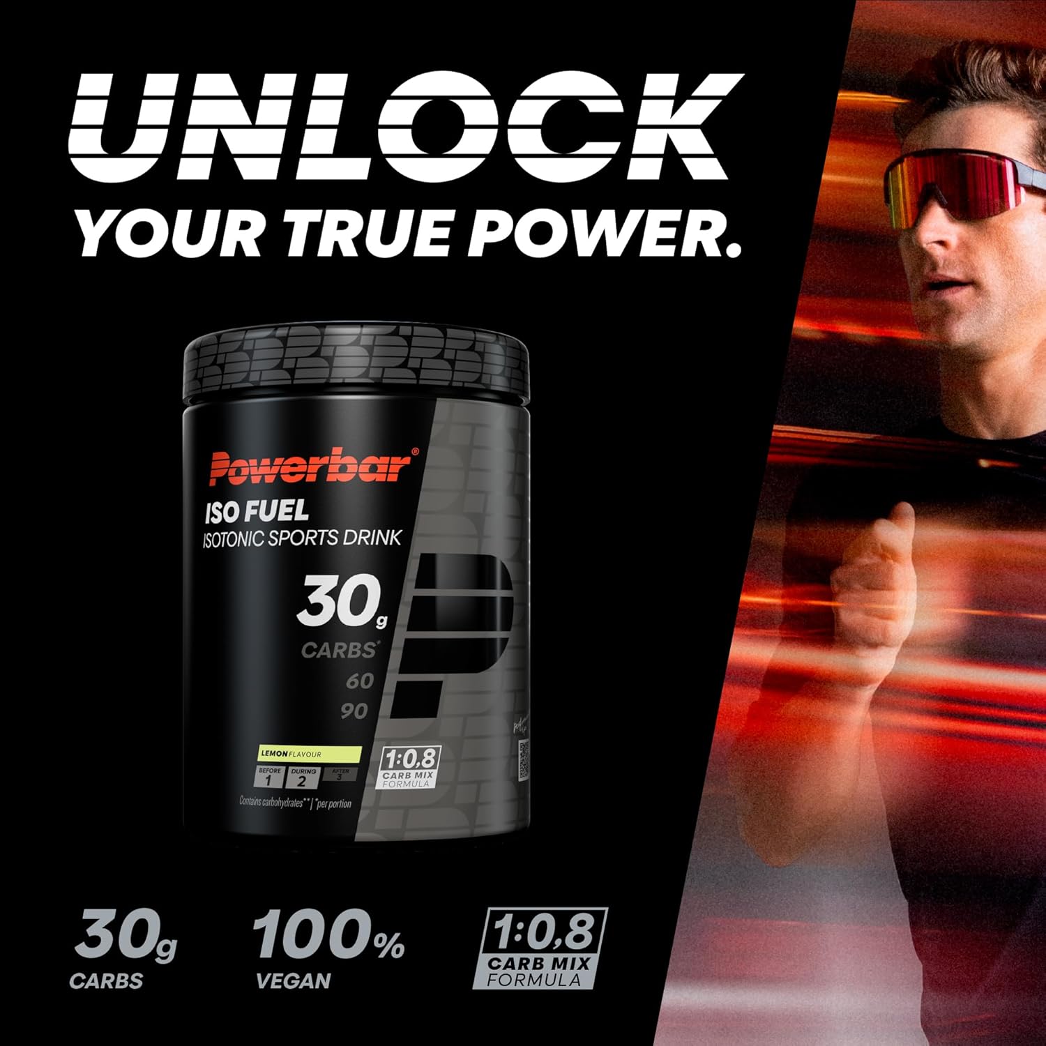 Thumbnail 1 de Powerbar Black Line Iso Fuel 30 Bebida Isotónica Limón 🍋