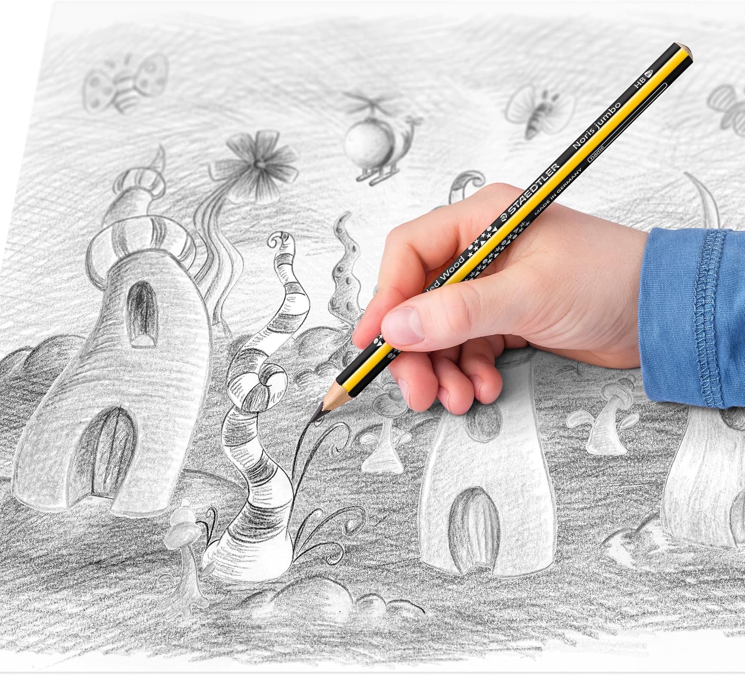 Thumbnail 3 de STAEDTLER Schreiblernstift Noris jumbo HB – 12er Kartonetui, dreikant, Bruchfest, FSC-Holz