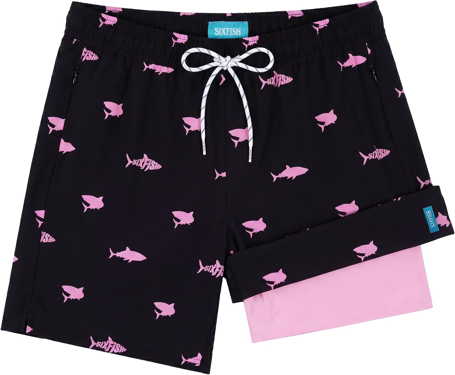 Detalle de Sixfish Men's Swim Trunks 5-Inch