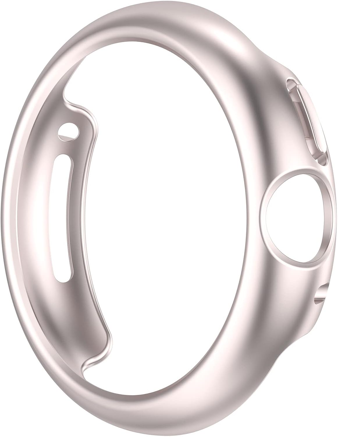 Detalle de Panda Bobo Case for Google Pixel Watch 2/Watch 1 – Ultra-Light Hard PC Frame Protective Cover (Star Silver)