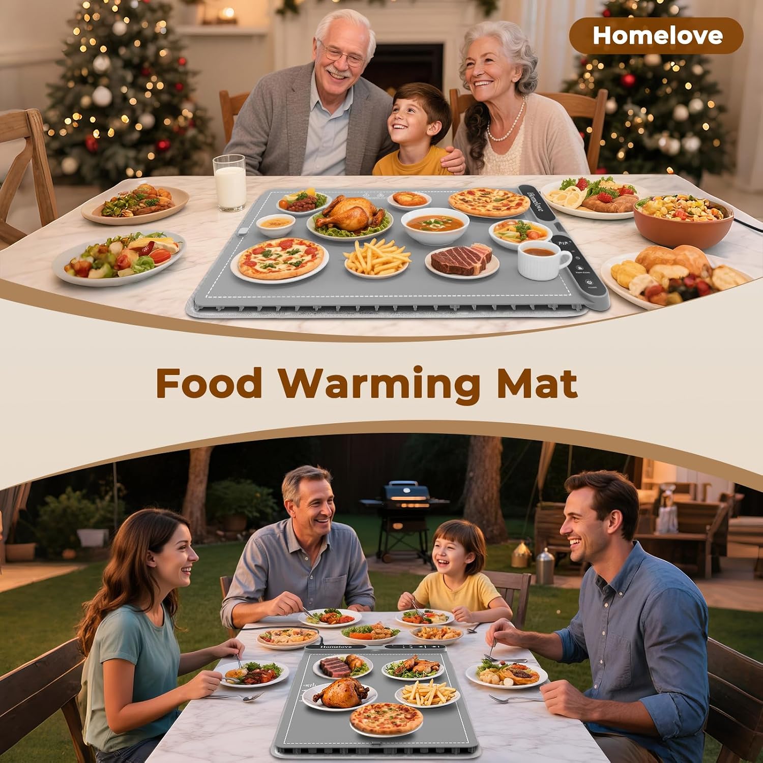 Thumbnail 6 de Homelove Food Warming Mat 25.2 x 14.96 Inches