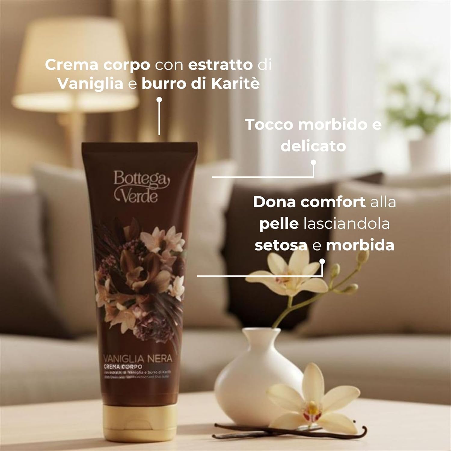 Detalle 2 de Bottega Verde Vaniglia Nera crema corpo 200 ml