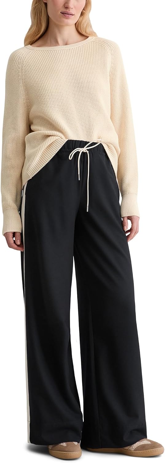 Detalle de Marc O’Polo Damen Strickpullover aus Bio-Baumwolle (Loose Fit)