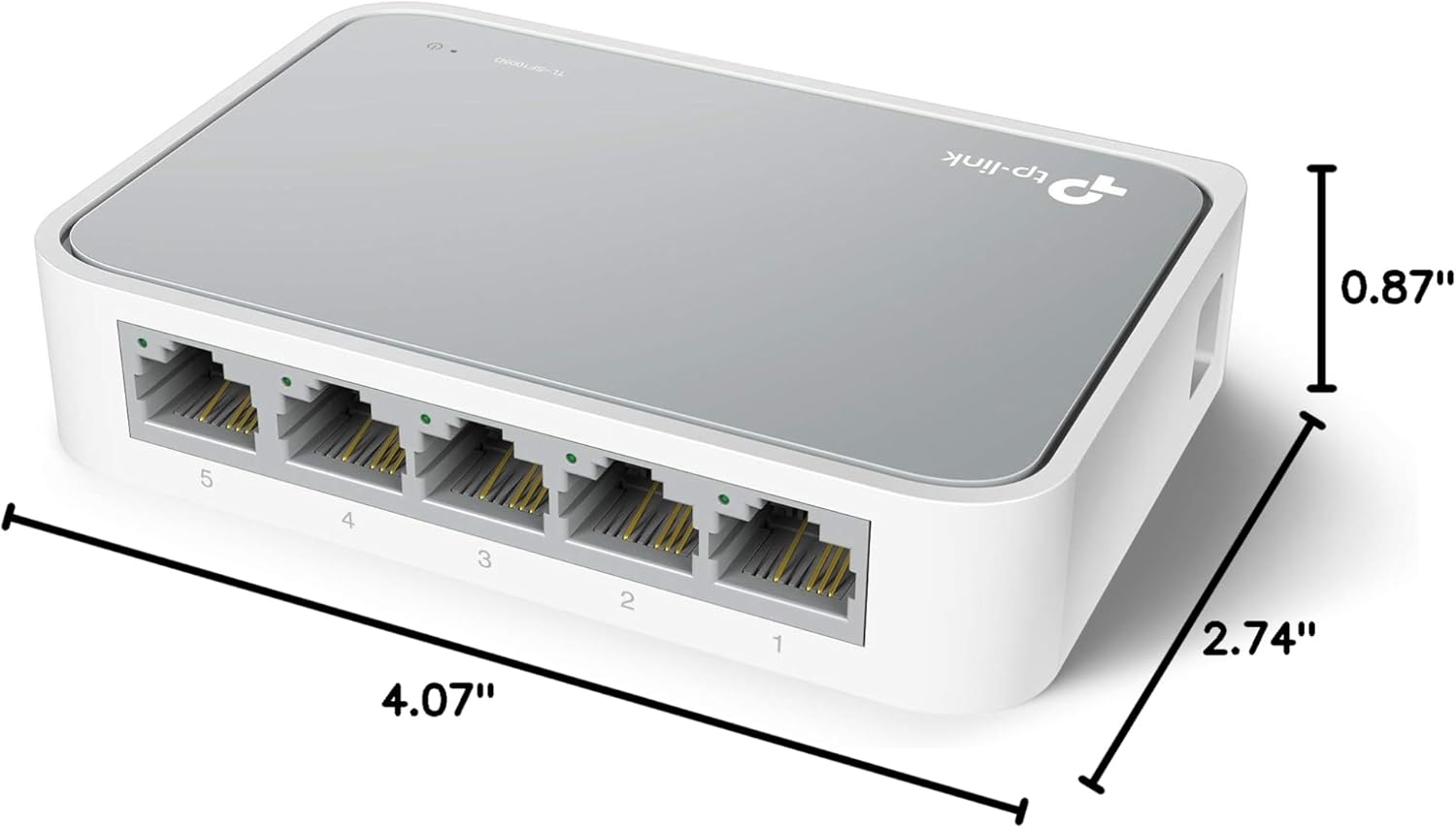 Thumbnail 1 de Learning Resources TP-Link TL-SF1005D 5-Port Fast Ethernet Unmanaged Switch (Plug-and-Play, Desktop)