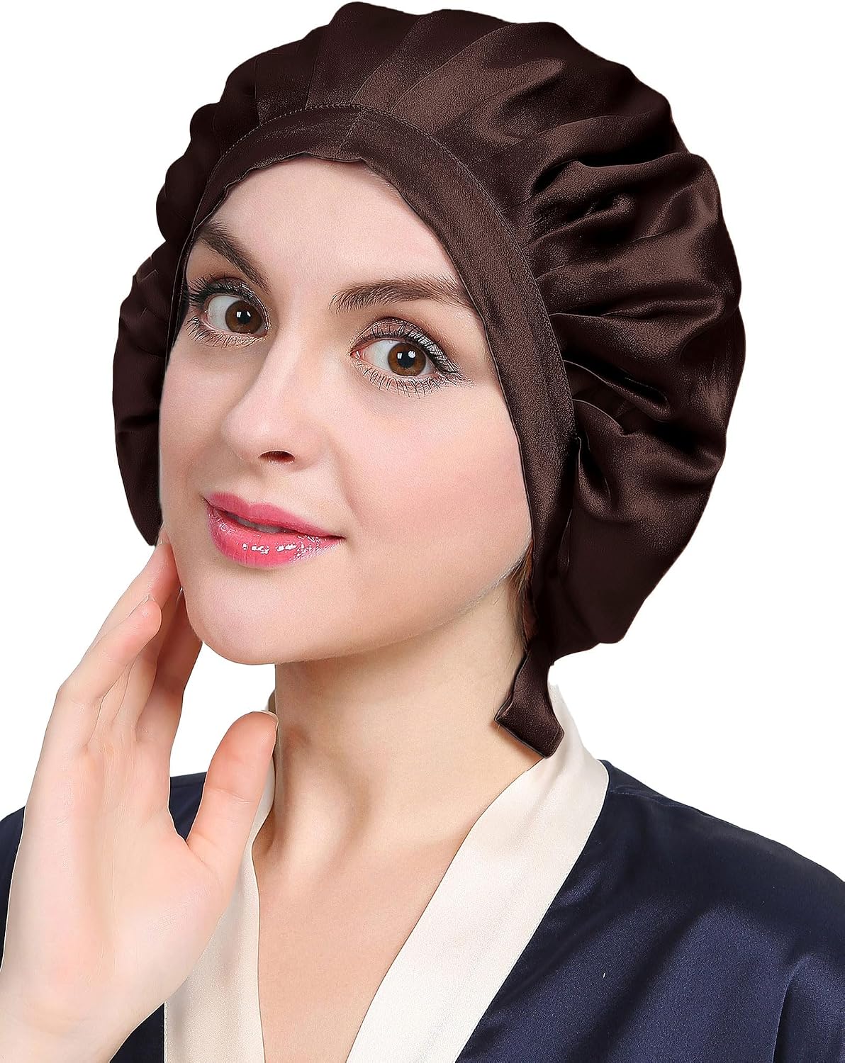 Detalle de LilySilk Schlafmütze aus Maulbeerseide 100%