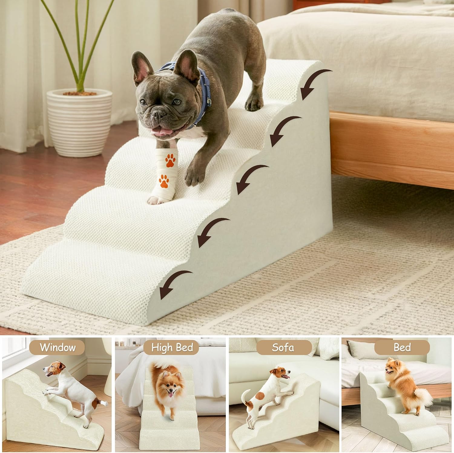 Detalle 1 de 2 Step Dog Stairs 30 cm ramp