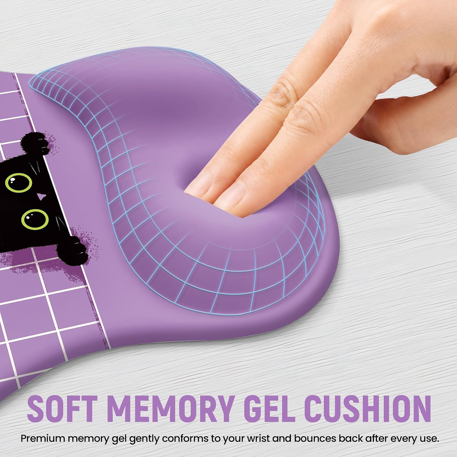 Detalle de ZapDesk Ergonomic Mouse Pad, 10.2 x 7.6 in