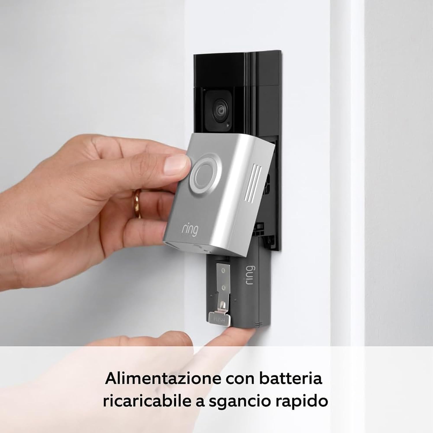 Thumbnail 5 de Ring Videocitofono Plus a batteria con Chime (3ª gen.) – campanello con telecamera HD 1536p
