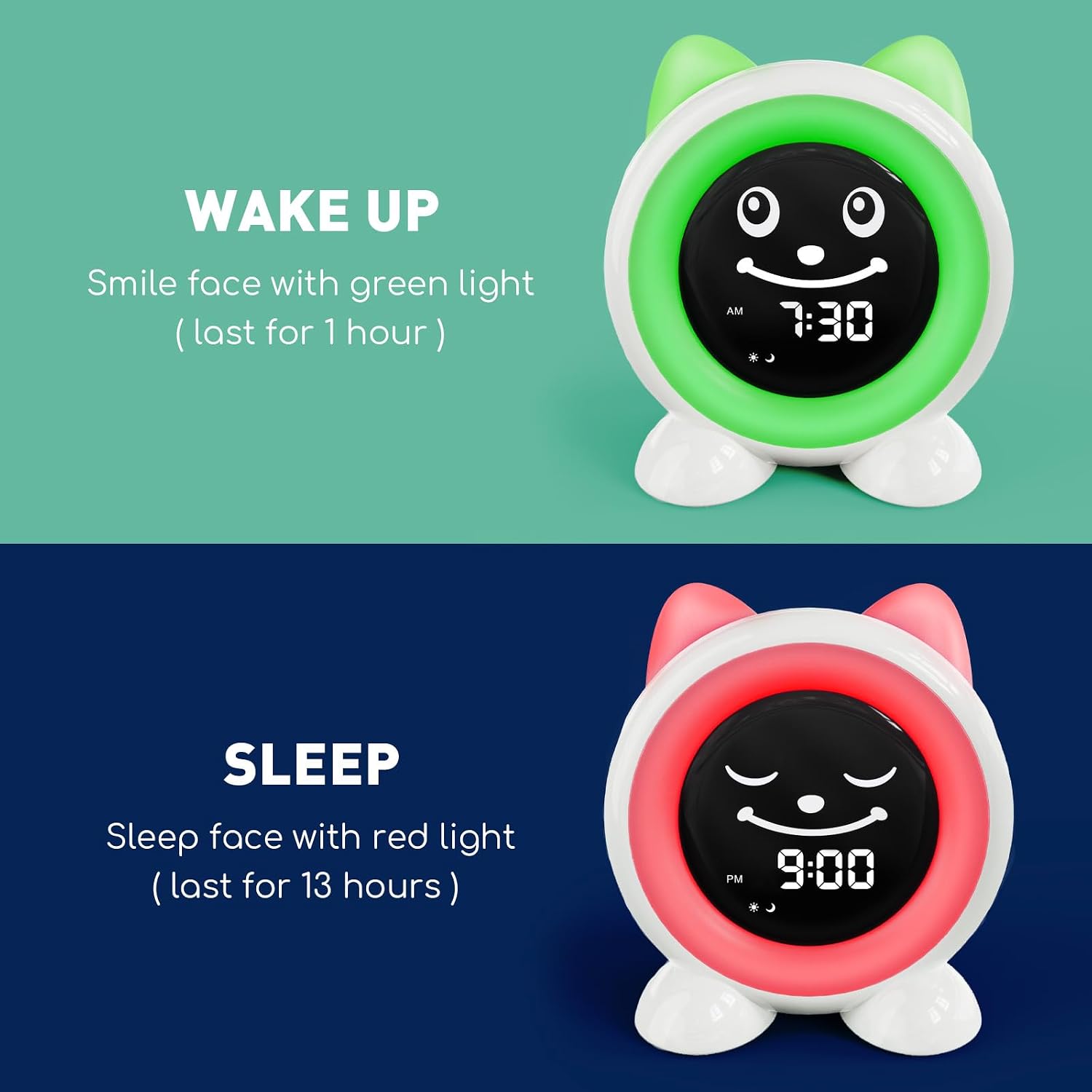 Detalle 2 de I·CODE Time to Wake Kids Alarm Clock